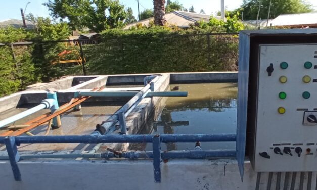 Los Boldos contaminación ambiental por aguas servidas.