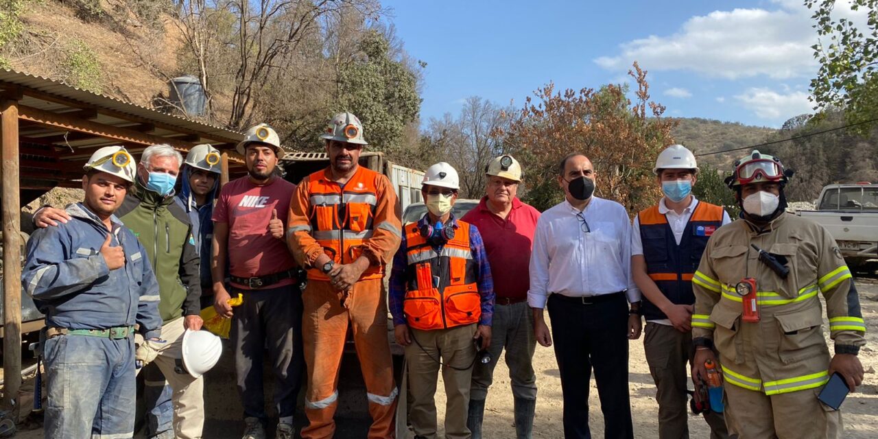 Gobernador Regional destaca exitoso trabajo en equipo para rescatar a minero atrapado en Chancón