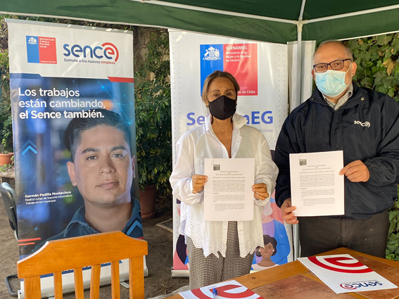 Firma de Convenio de Cooperación entre SERNAMEG y SENCE O’higgins