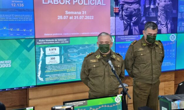 El 71% de los detenidos del plan antiencerronas registra detenciones anteriores por parte de Carabineros