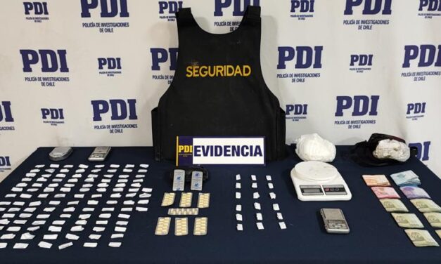 PDI detuvo a cinco personas por microtráfico de drogas en un cité del centro de Rancagua