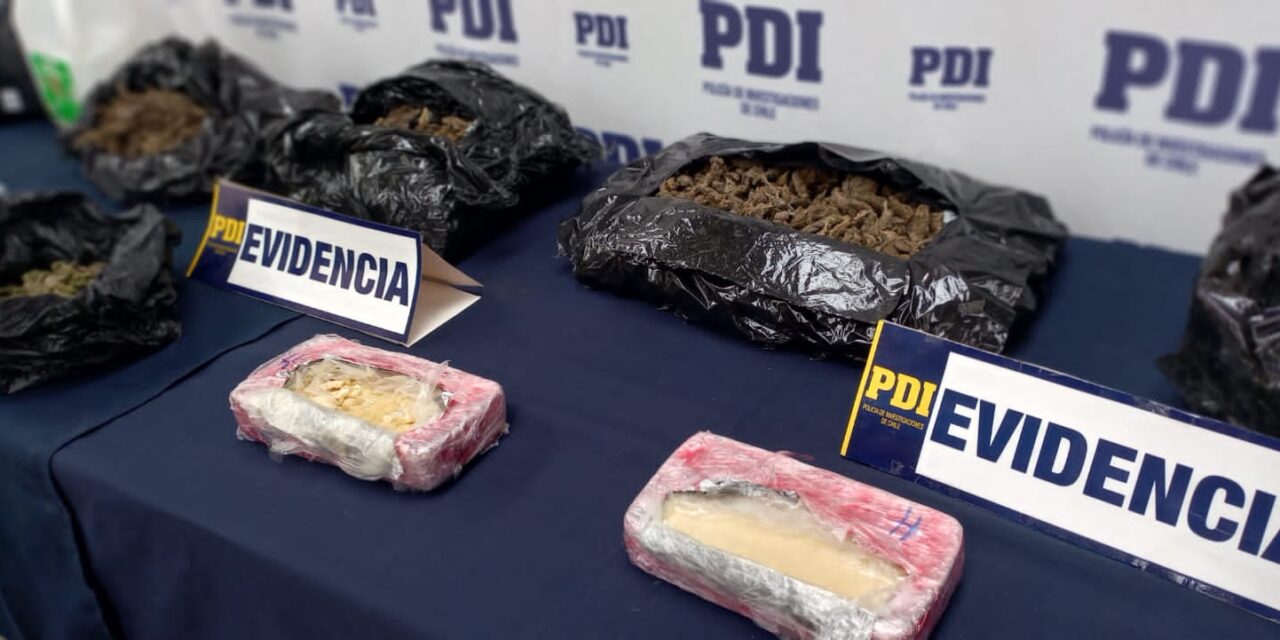 PDI detuvo a un hombre y una mujer por tráfico de drogas en Rancagua