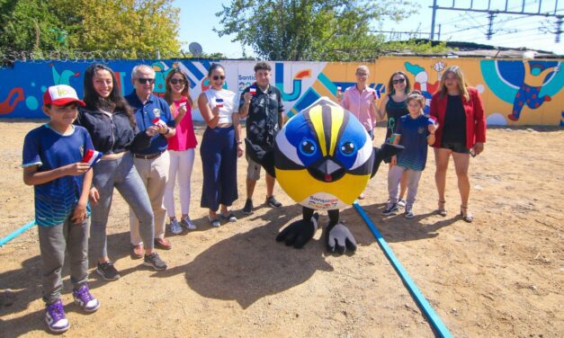 Santiago 2023 inaugura programa “Murales Barriales” beneficiando a las 21 comunas sede de los Juegos