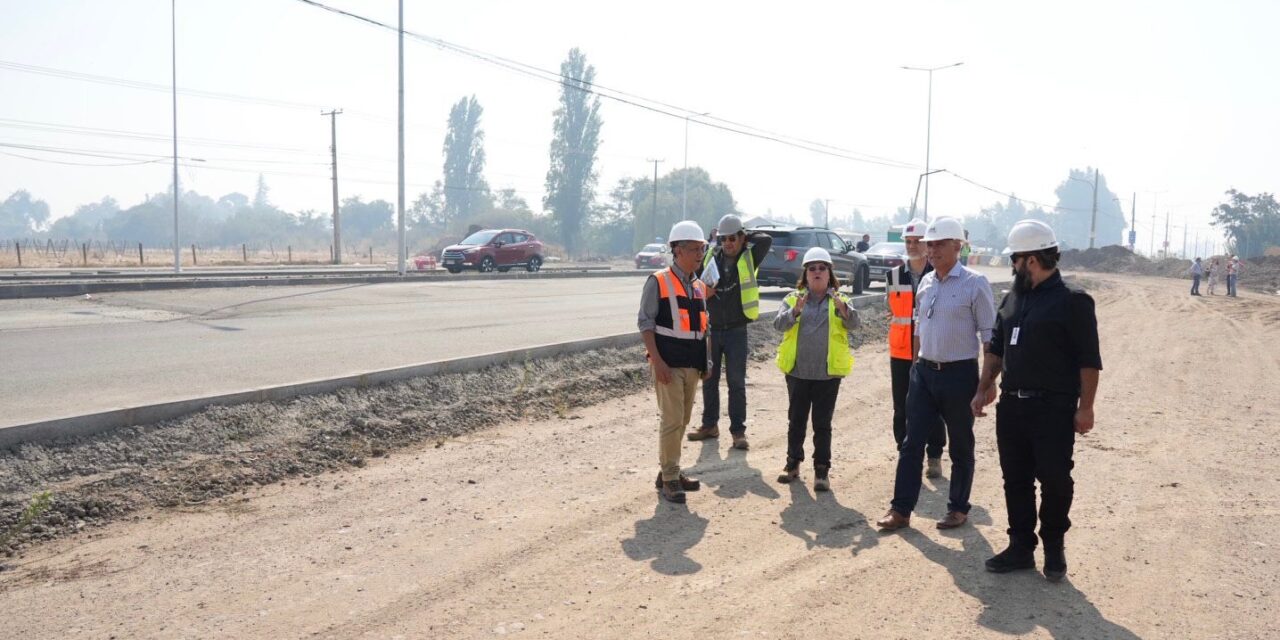 Gobernador Regional Pablo Silva Amaya inspeccionó avances de obras de Carretera El Cobre