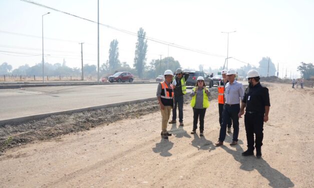 Gobernador Regional Pablo Silva Amaya inspeccionó avances de obras de Carretera El Cobre