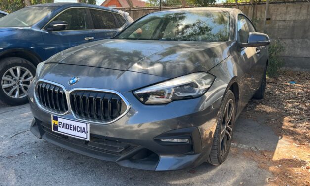 Detectives de Rancagua recuperaron auto de alta gama robado en Santiago