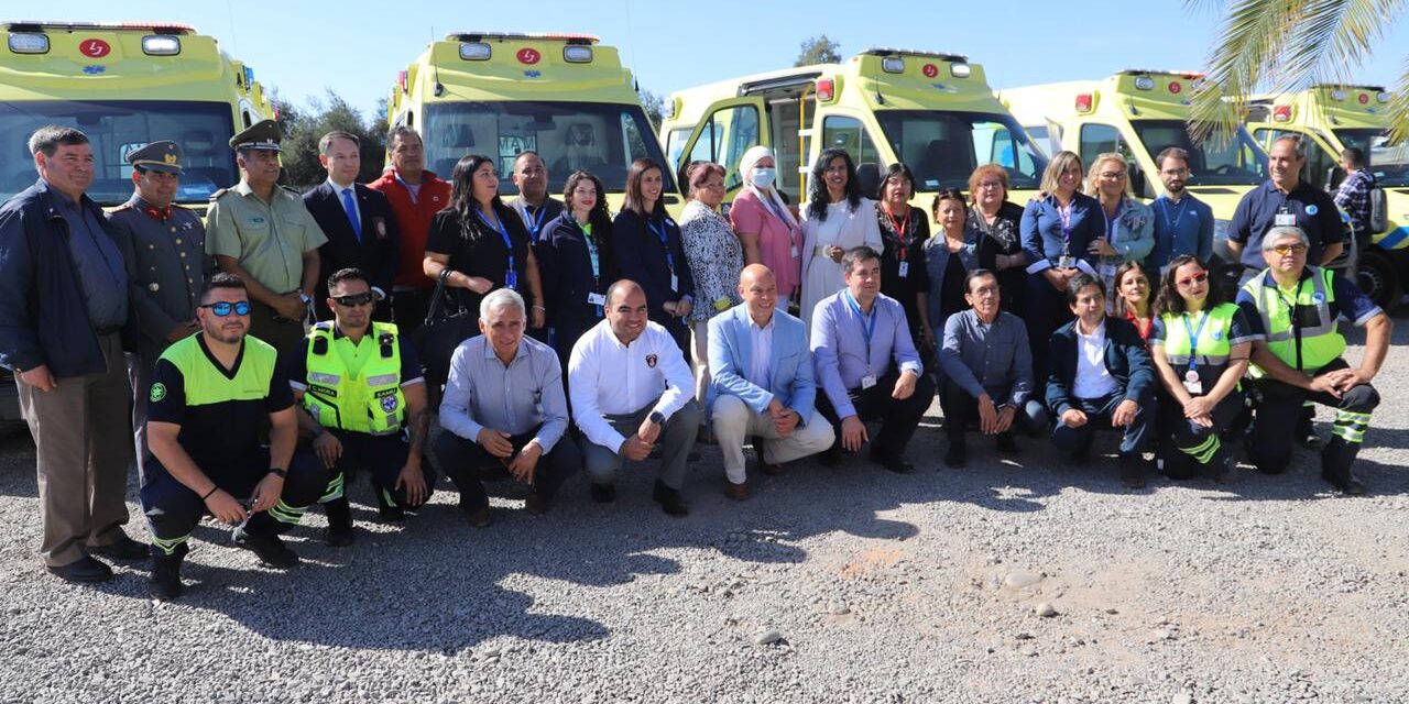 Gobernador Regional entregó 7 nuevas ambulancias para SAMU O’Higgins: “Estas ambulancias vienen a salvar vidas”