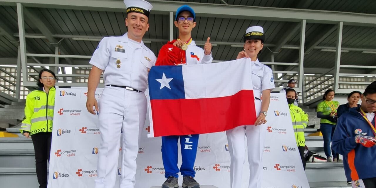 Ciclista de O´Higgins apoyado por el Gobierno Regional obtiene tres medallas de oro en Olimpiadas Especiales Iberoamericanas en Colombia