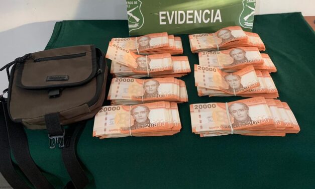 Carabineros detuvo a 4 sujetos por sustraer 15 millones de pesos en Constitución