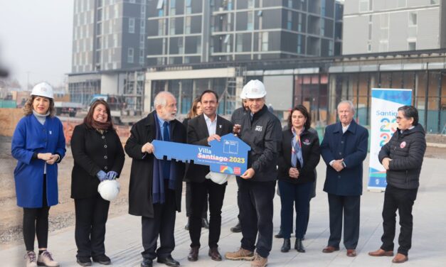 Villa Santiago 2023 presenta más de 90% de avance y entregan llaves de cuatro torres para los Juegos