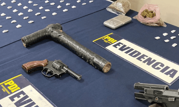 San Fernando: Procedimiento de la PDI deja dos detenidos por drogas y armas en la población San Hernán