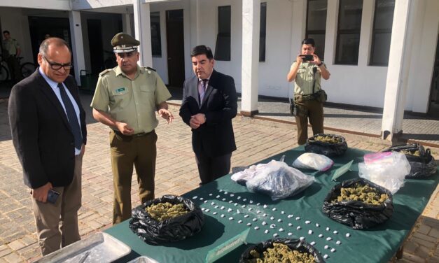 Más de cuatro millones de dosis de pasta base y marihuana fueron decomisadas por el OS7 Rancagua