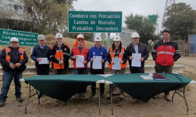 MOP O’higgins hizo entrega de terreno a empresa que rehabilitará el camino I-45 hacia Termas del Flaco