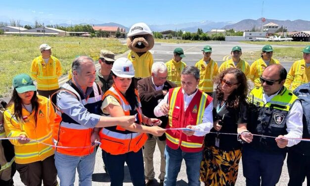 MOP y CONAF inauguran plataforma de operaciones en aeródromo La Independencia de Rancagua