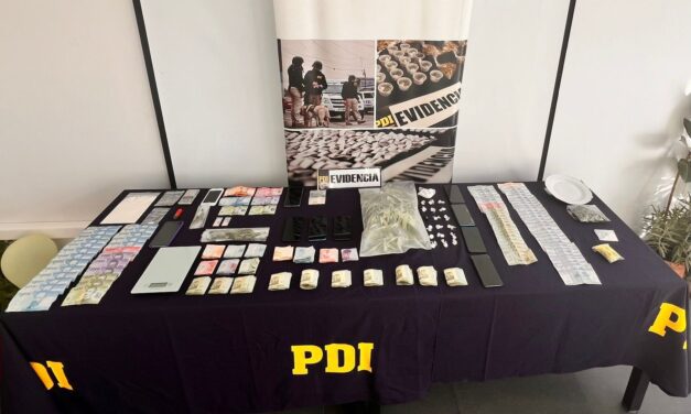 Procedimiento de la PDI por microtráfico deja ocho detenidos en Santa Cruz