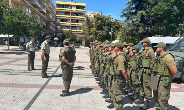 Carabineros desplegados en la Región O’Higgins en ronda Focalizada Preventiva: 56 detenidos, 1.735 controles y 338 infracciones