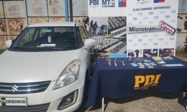 Dos mujeres detenidas por microtráfico tras procedimiento de la PDI en San Vicente de Tagua Tagua.