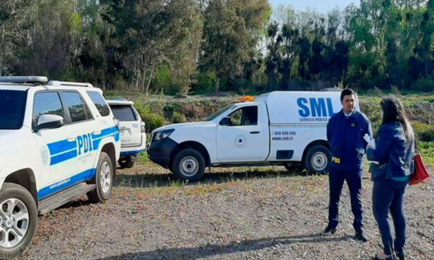 Detectives investigan homicidio de un hombre que apareció en la ribera del rio Cachapoal