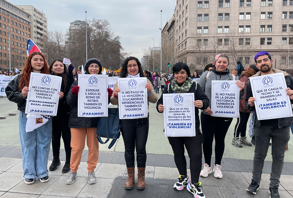 Colegio de profesores a ministro Cataldo “menos conversaciones, más soluciones”.