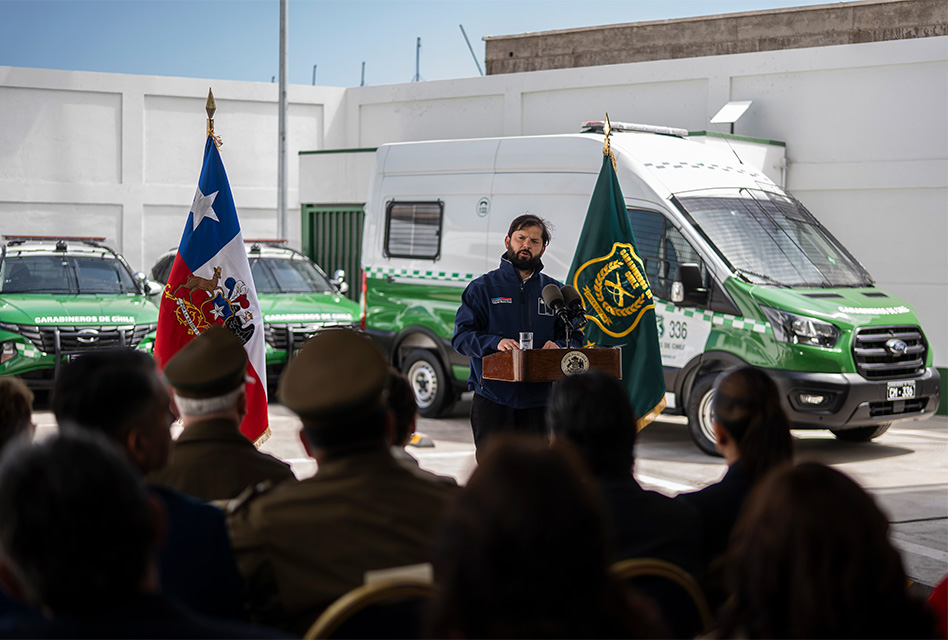 Presidente Gabriel Boric Font: “Estamos preocupados y ocupados combatiendo la delincuencia, el crimen organizado y el narcotráfico”