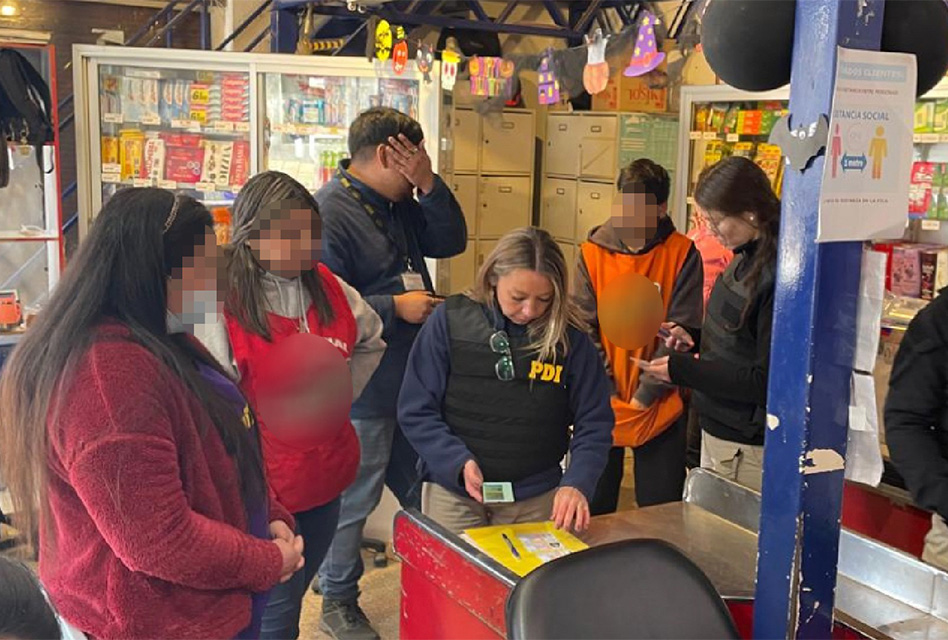 PDI detecta 33 infractores de la ley de migraciones en sector céntrico de San Fernando