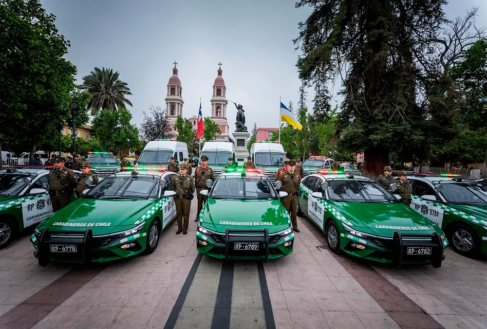 Vice Presidenta y Ministra del Interior Carolina Tohá entrega nuevos vehículos a Carabineros para reforzar la seguridad en O’Higgins.