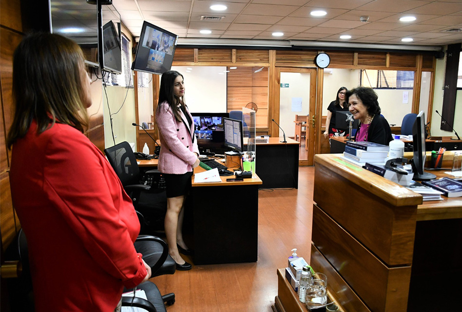 Ministra de la Corte Suprema Andrea Muñoz concluye visita a jurisdicción de Rancagua