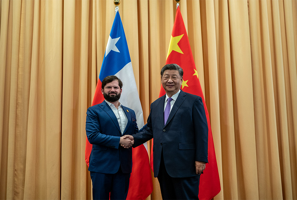 Presidente de la República, Gabriel Boric Font, se reúne con el Presidente de China, Xi Jinping