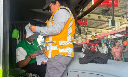 “La seguridad es lo primero y por ello fiscalizamos el transporte en víspera de Navidad”