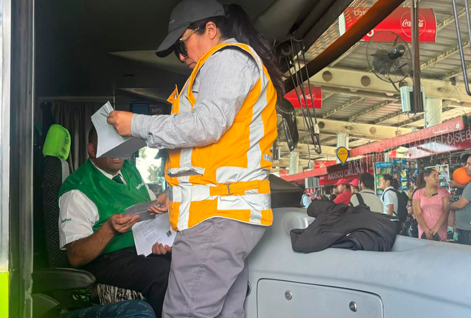 “La seguridad es lo primero y por ello fiscalizamos el transporte en víspera de Navidad”