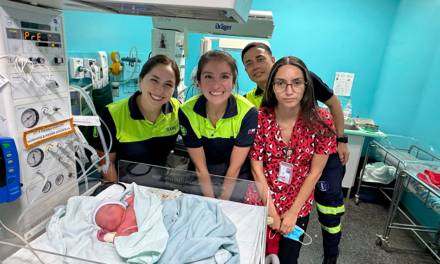 SAMU trae al mundo a un bebé prematuro en plena Navidad