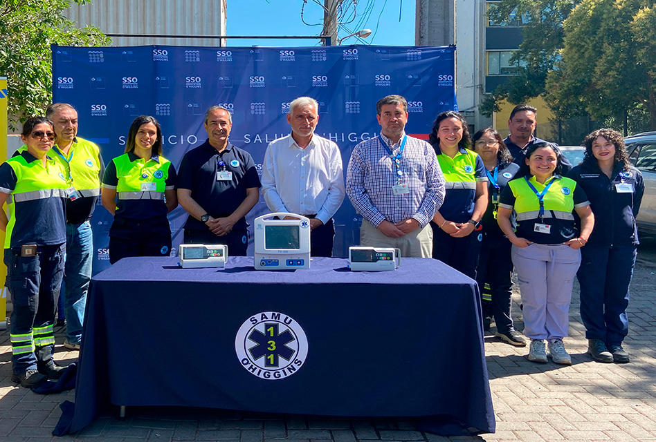 SAMU O’Higgins recibió ventilador mecánico y bombas de infusión gracias a inversión del Gobierno Regional