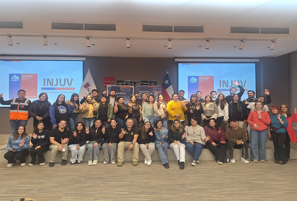 Coordinadas por INJUV y SENAPRED Jóvenes participan de capacitaciones de Voluntariado en Emergencias