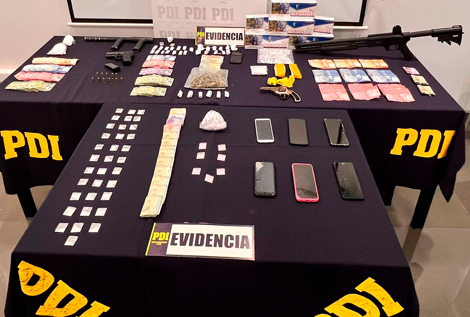 Santa Cruz: PDI desbarata foco de microtráfico en masivo operativo antidrogas