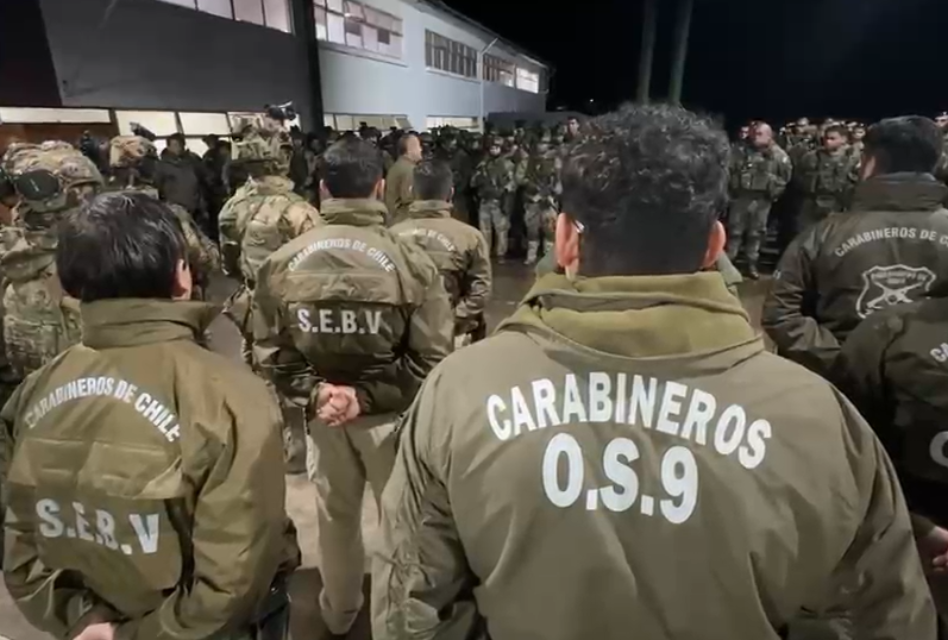 Operativo en Temucuicui deja cinco detenidos: “no existen zonas que impidan hacer cumplir el estado de derecho”.