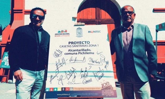 Gobierno Regional y Municipalidad de Pichilemu firman contrato para iniciar obras de alcantarillado