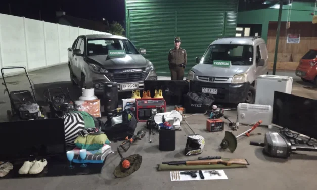 Investigación de Carabineros SIP de Peumo: Detienen a dos sujetos y recuperan especies robadas